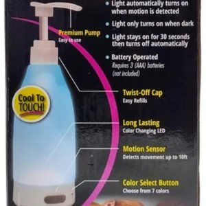 LED SOAP DISPENSER NIGHTLIGHT